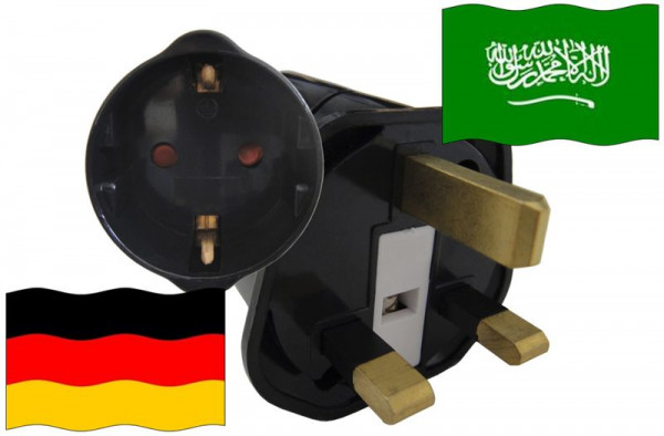 Urlaubsstecker Saudi Arabien für Geräte aus Deutschland