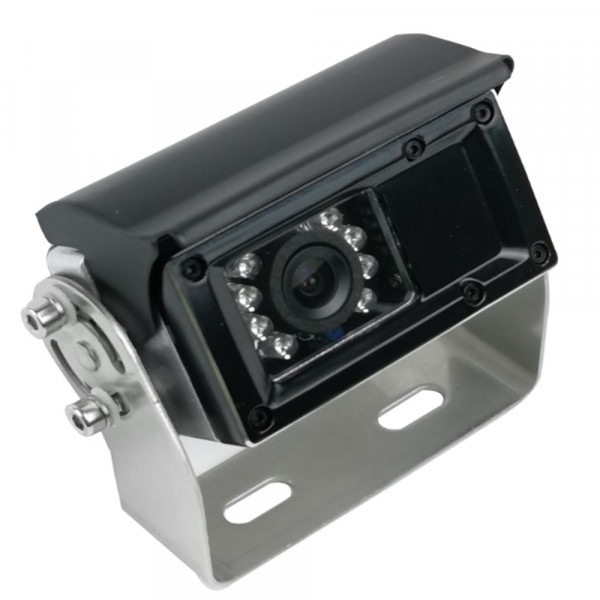 Shutterkamera als Rückfahrkamera mit Automatik-Verschlussklappe 120Grad inkl. Edelstahlhalter