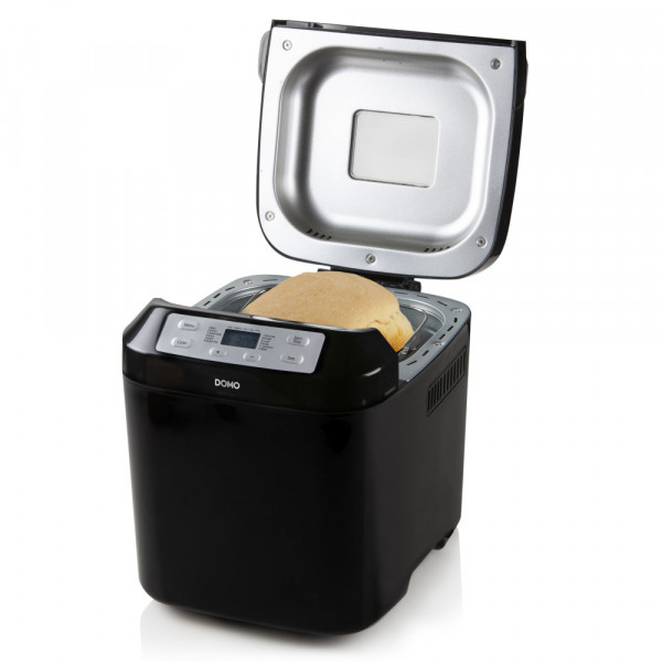 Brotbackautomat mit Cool-Touch Gehäuse und Timer 750 - 1000 Gramm Brot DOMO B3974 Farbe: schwarz