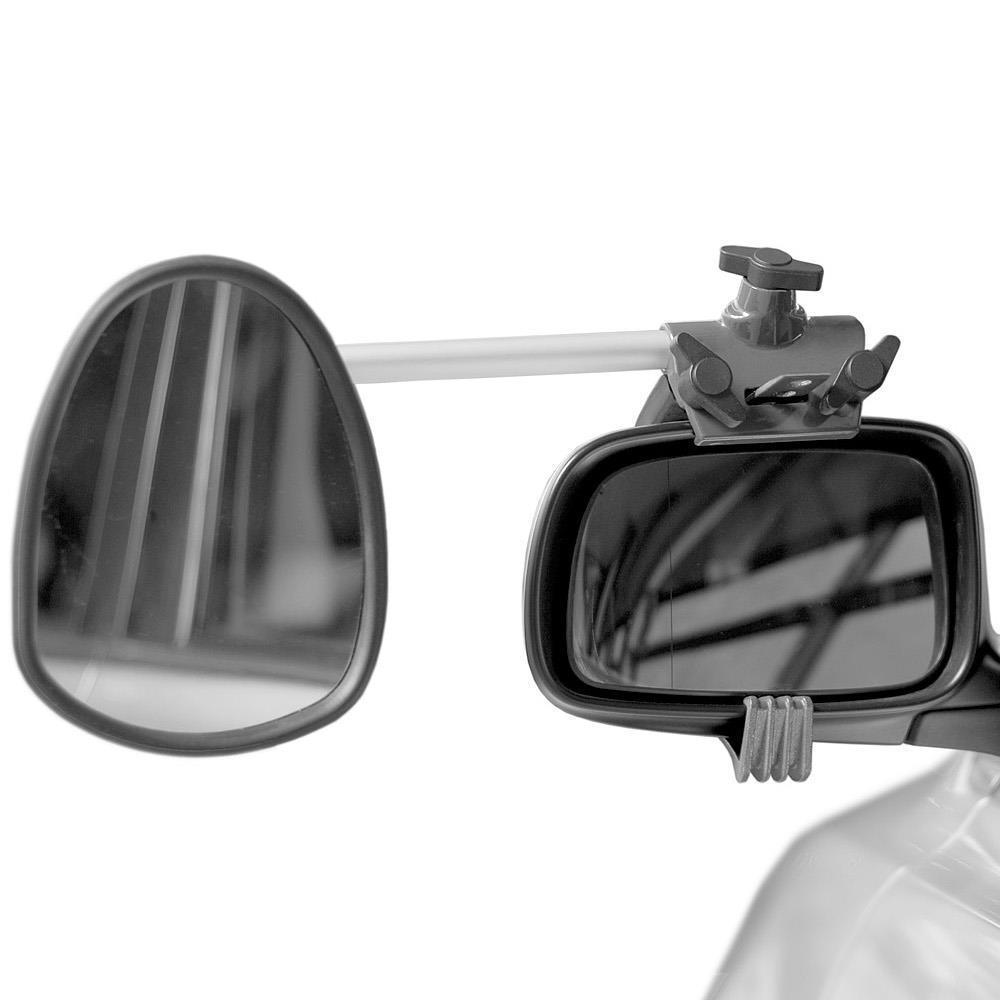 Caravanspiegel Alufor, Arm lang, zusätzlicher Autospiegel Repusel