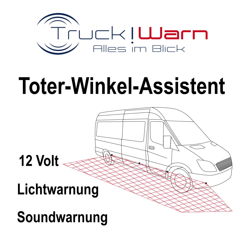 Toter-Winkel-Assistent AKTIV 2.3 / 24Volt, Abbiegeassistenten Wohnmobil, Wohnwagen / Wohnmobil